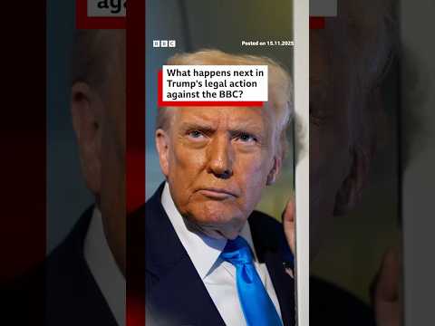 What happens next in Trump’s legal action against the BBC? #DonaldTrump #USNews #BBCNews