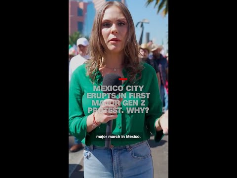 Mexico City erupts in first major Gen Z protest. Why?