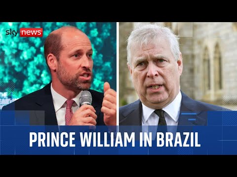 Prince William attending Earthshot Prize and COP30 in Brazil after Andrew loses ‘prince’ title