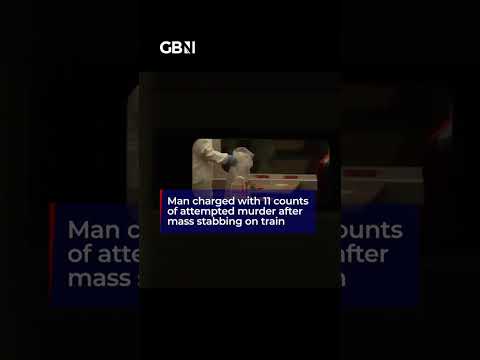 Man charged with 11 counts of attempted murder after mass stabbing on train