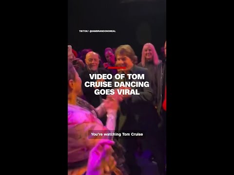 Video of Tom Cruise dancing goes viral