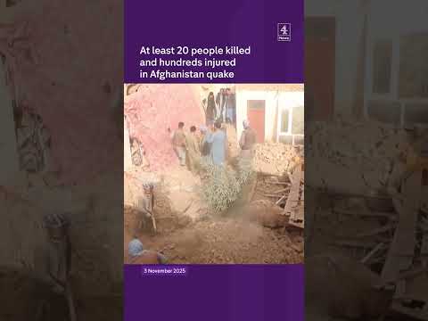 Afghan quake kills at least 20 people