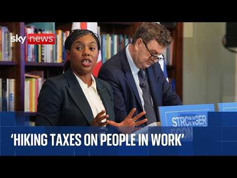 Kemi Badenoch vows to reinstate two-child benefit cap if Labour scraps it