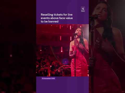 Reselling tickets for live events above face value to be banned