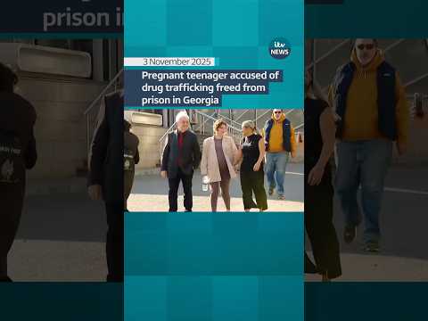 Pregnant teenager accused of drug trafficking freed from prison in Georgia