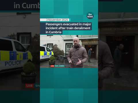 Passengers evacuated in major incident after train derailment in Cumbria