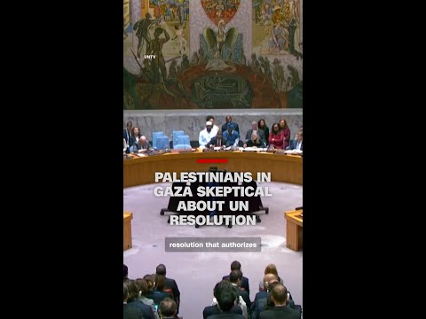 Palestinians in Gaza skeptical about UN resolution
