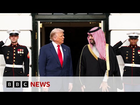 Donald Trump welcomes Saudi Arabia’s crown prince to White House | BBC News