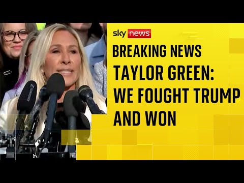 Epstein files: Marjorie Taylor Green lambasts Trump ahead of vote