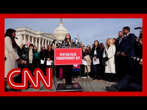 Lawmakers, survivors speak ahead of vote on releasing the Epstein files