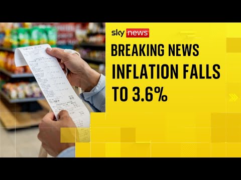 Inflation falls to 3.6%