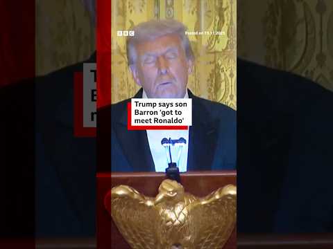 Ronaldo attended a White House dinner alongside the de facto leader of Saudi Arabia. #BBCNews