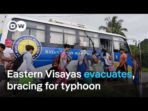 Philippines on alert as Typhoon Kalmaegi expected to make landfall in coming hours | DW News