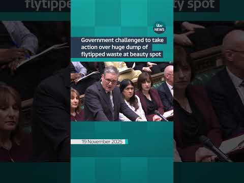 Government challenged over huge dump of flytipped waste | ITV News