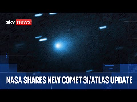 NASA shares new pictures of interstellar comet that zoomed past Mars last month