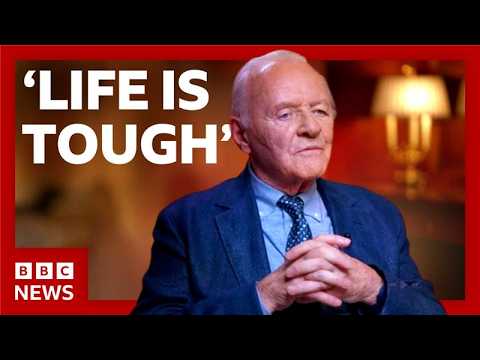 Anthony Hopkins says ‘enjoy life now, before its too late’ in exclusive interview | BBC News