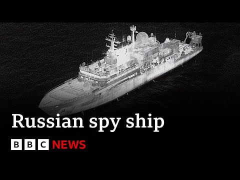 Russian spy ship pointed lasers at RAF pilots tracking it, says UK | BBC News