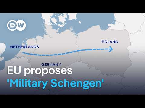 EU aims to improve Europe’s defense infrastructure | DW News