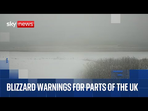 UK snow latest | Met Office warns of ‘frequent wintry showers’