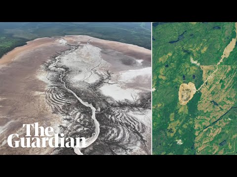 Quebec lake breaks bank and empties out downstream
