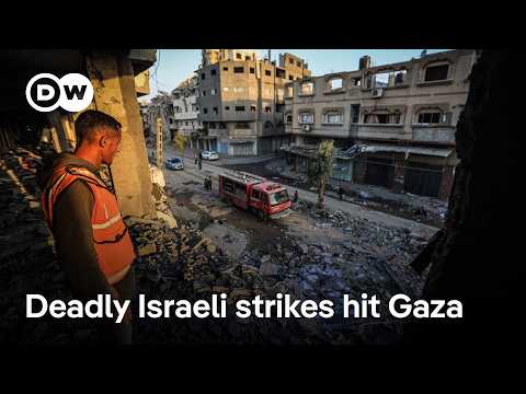 Israeli air strikes killed at least 25 people on Wednesday, say Gaza officials | DW News