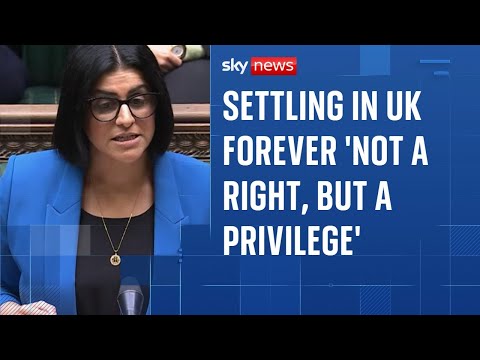 Home Secretary: Settling in this country forever ‘is not a right, but a privilege’