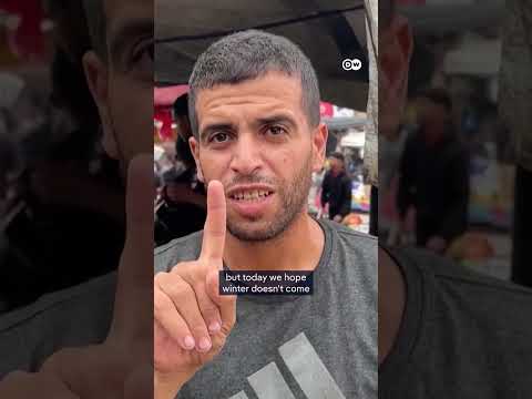 Gaza’s displaced face looming winter | DW News