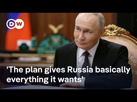 White House say the peace plan is ‘good’ for Ukraine and Russia | DW News