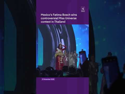 Mexico’s Fatima Bosch wins Miss Universe