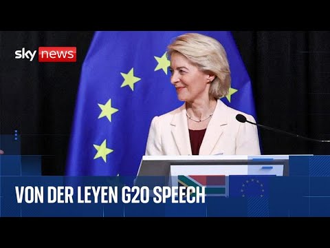 EU and South Africa presidents host renewable pledge at G20