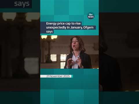 Energy price cap to rise in January | ITV News