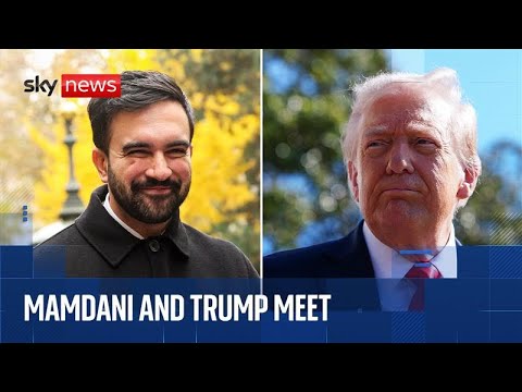 Donald Trump and Zohran Mamdani meet in the Oval Office