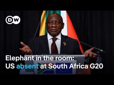 Can Africa get a better deal despite — or because of — Trump’s absence at the G20? | DW News