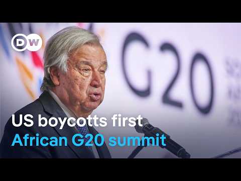 What is the real reason behind the US blocking the G20? | DW News