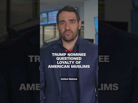Trump nominee questions loyalty of American Muslims