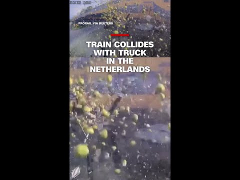 Train collides with truck in the Netherlands