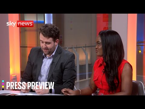 Sky News Press Preview | Christian Calgie, and Joanna Jarjue | Saturday 22 November