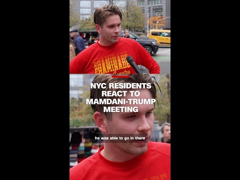 NYC residents react to Mamdani-Trump meeting