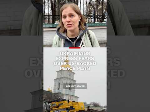 Ukrainians express fears over US-backed peace plan