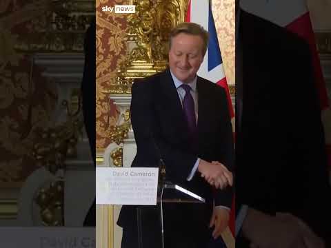 David Cameron reveals prostate cancer treatment