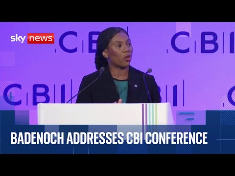 Kemi Badenoch delivers address to business leaders ahead of budget