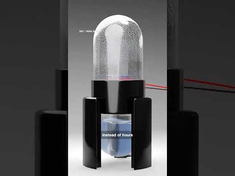 See how researchers harvest water from the air