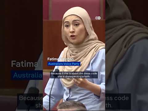 Australian far-right senator wears burqa to parliament | DW News