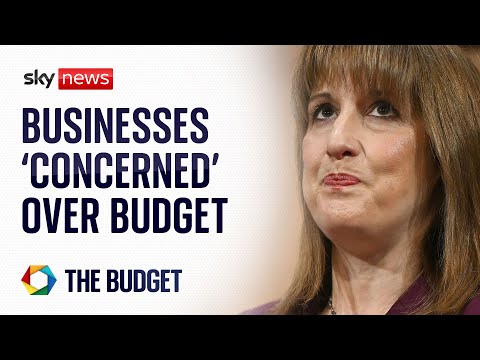 Budget 2025: Business leaders ‘concerned’ about Reeves’s Budget