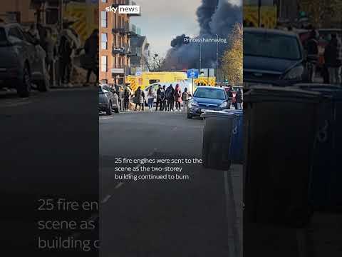 Fire breaks out at West London warehouse