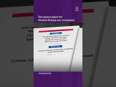 Two peace plans for Ukraine Russia war compared