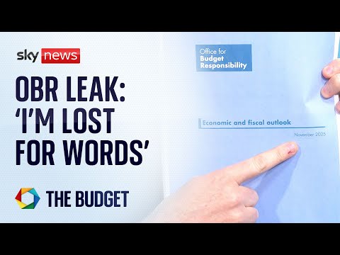 BREAKING: Budget details released early in error by OBR