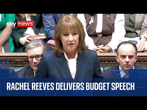 Chancellor Rachel Reeves delivers the 2025 budget | Watch the full speech