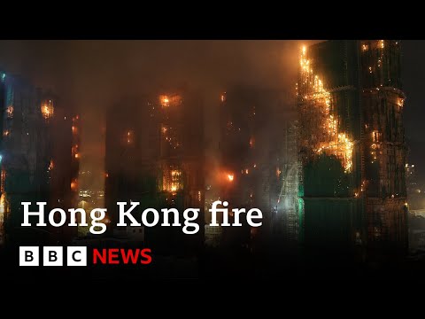 At least 13 dead as more than 700 firefighters tackle Hong Kong fire | BBC News