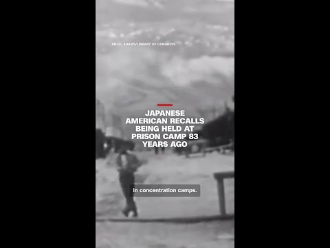 Japanese American recalls being held at prison camp 83 years ago